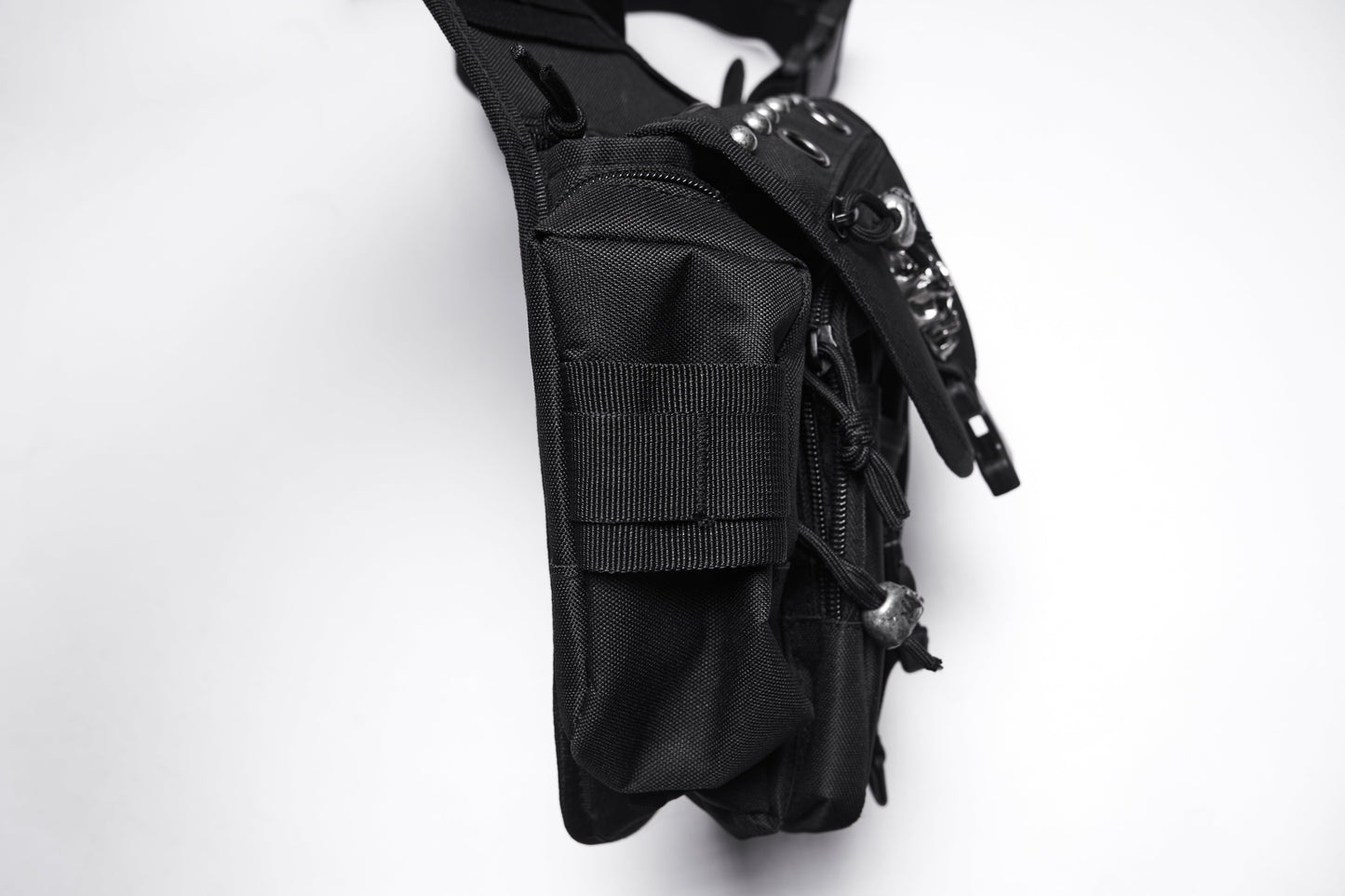 Punk Rave Techwear Skull Waist–Leg Bag