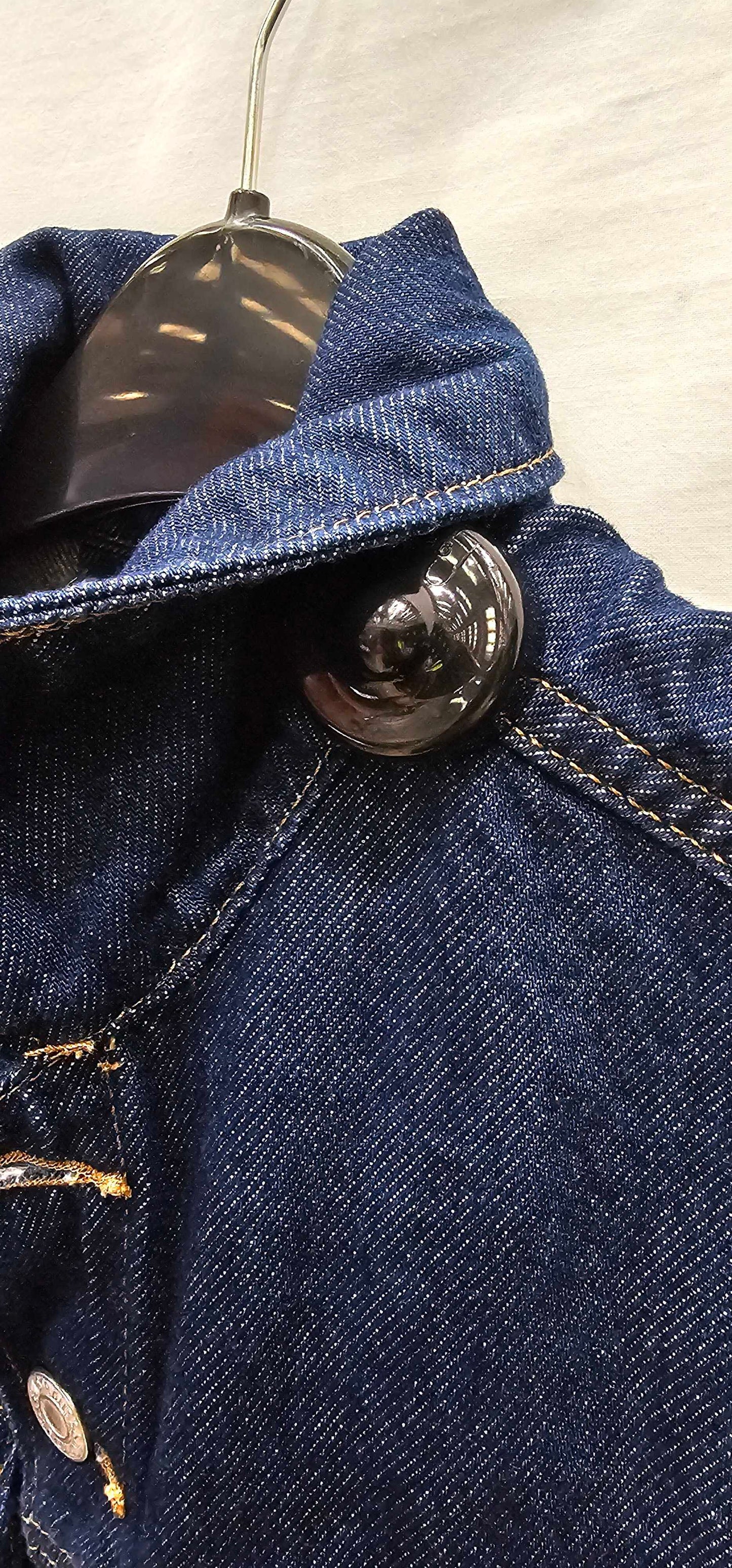 Levi's - Dark Blue Flared Western Jumpsuit - Blue Size: 25