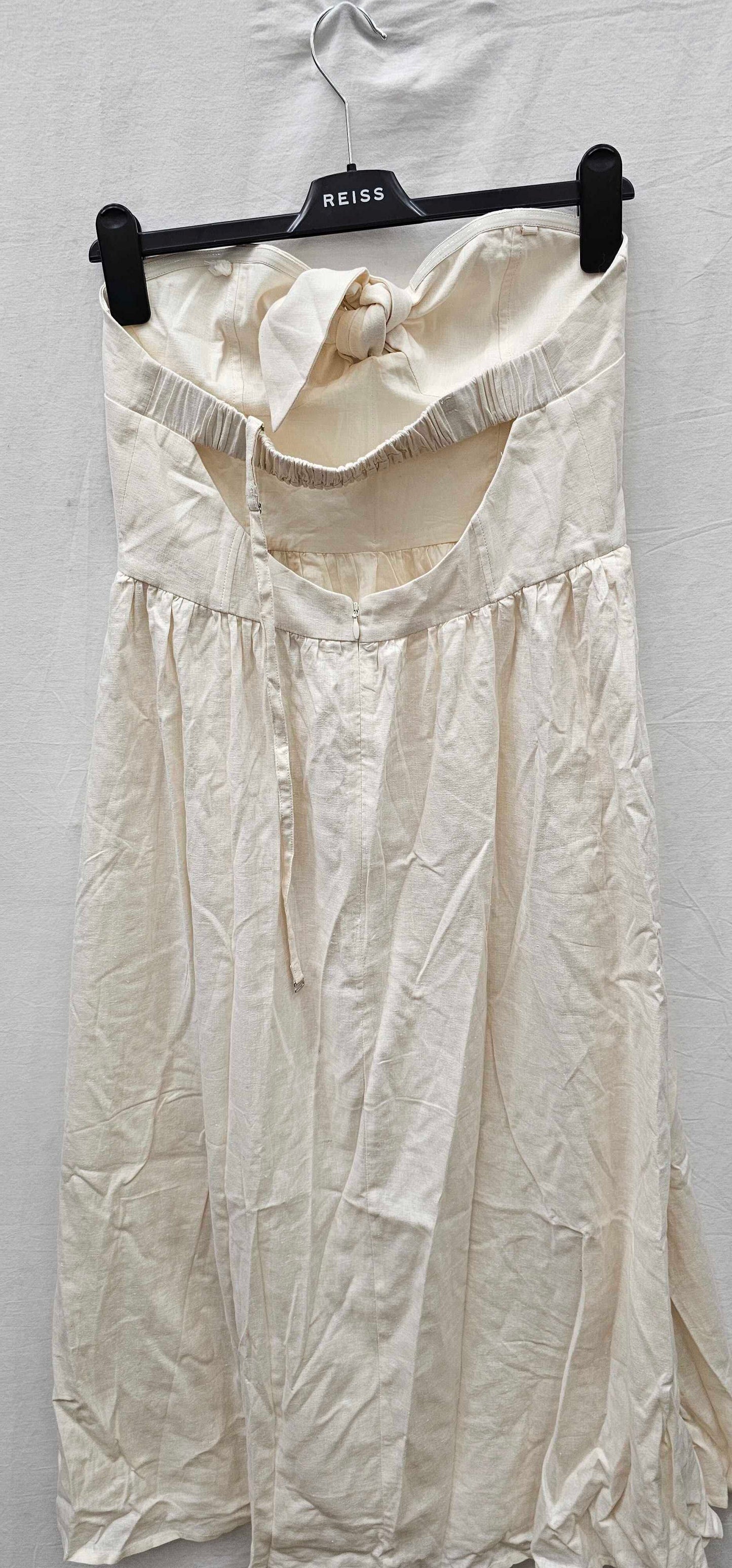 Solid & Striped - Cream Auroa Midi Dress - Beige Size: M