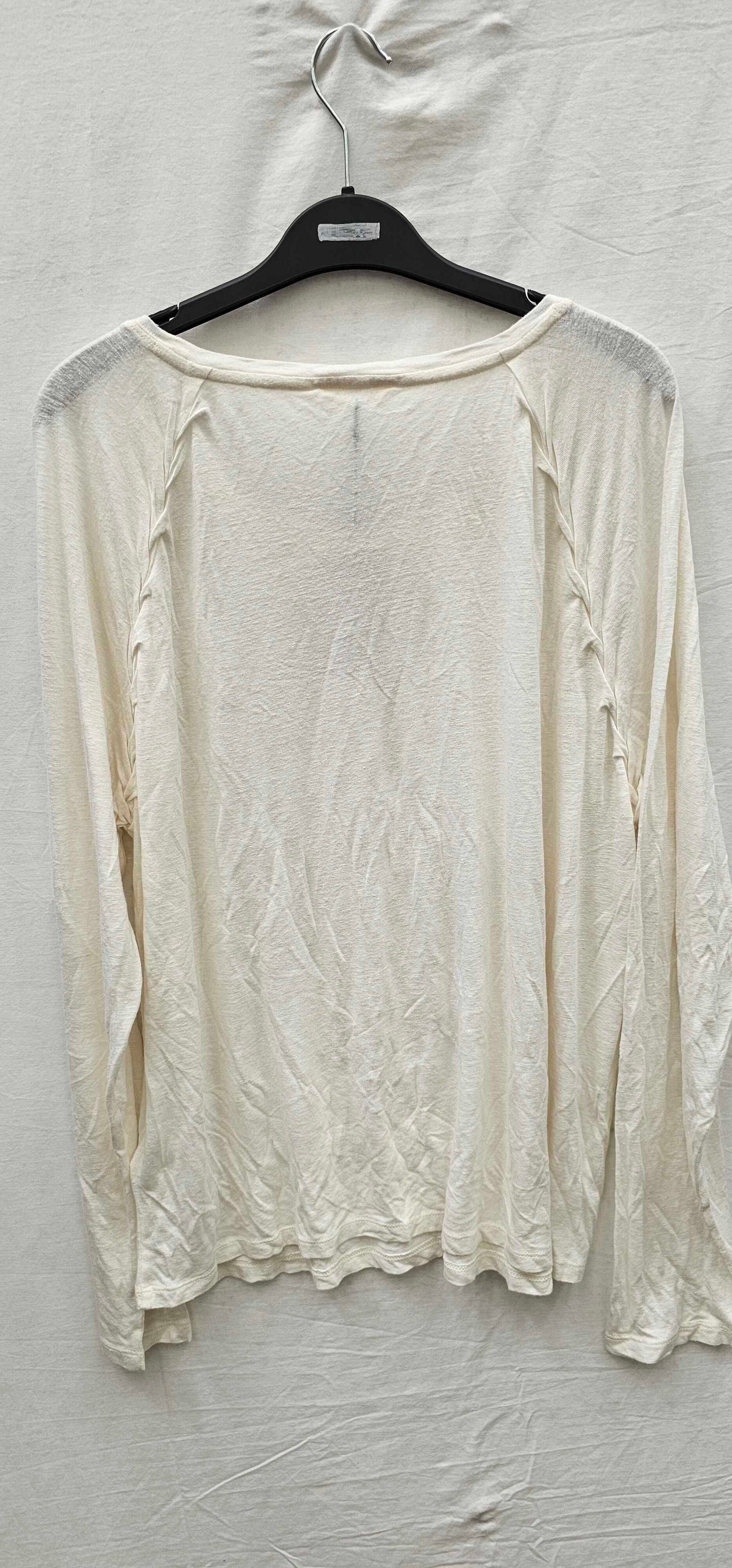 Hush - Ecru Paula Pleat Detail Top - Cream Size: Xl