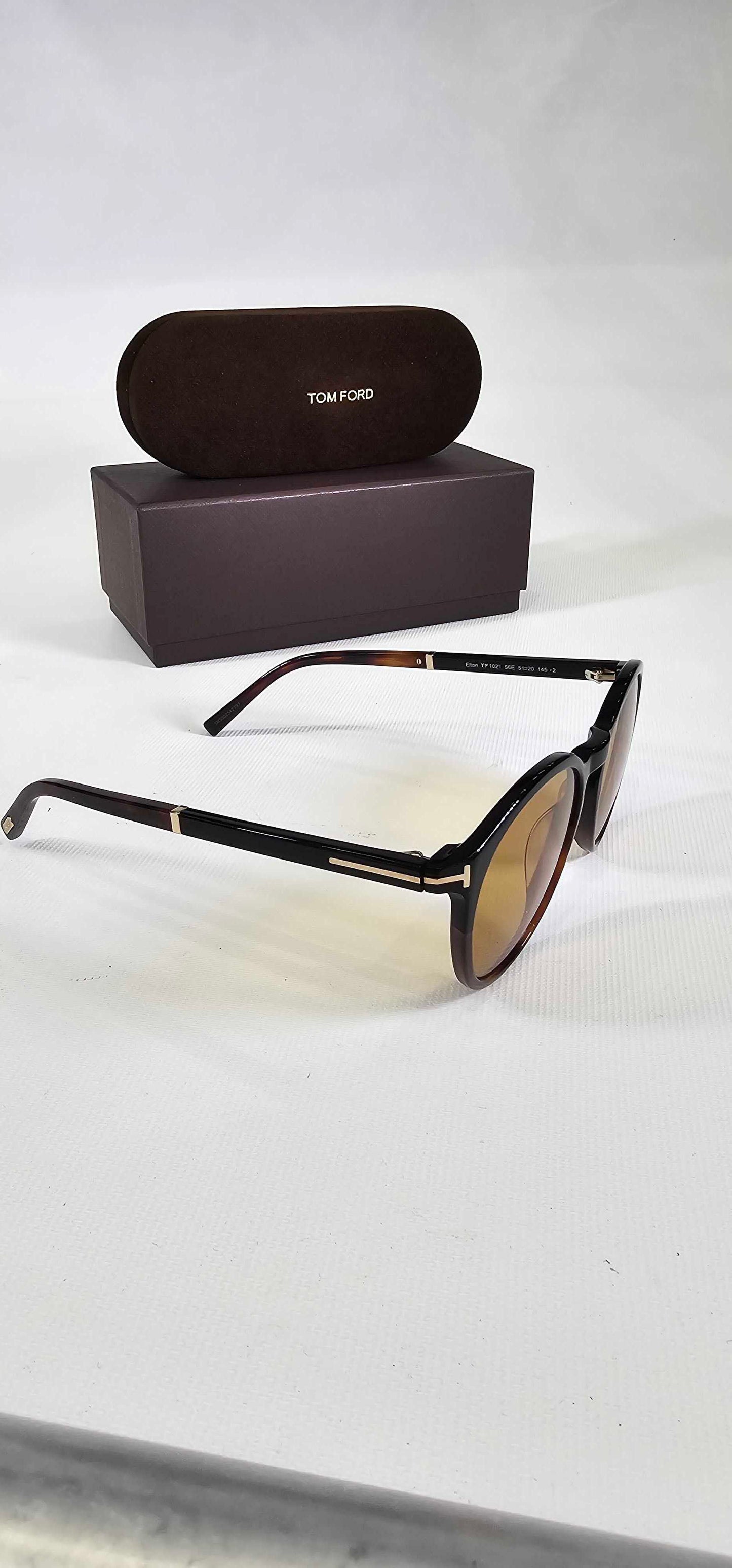 Tom Ford - Men's Brown Elton Tom Ford Sunglasses 51Mm - Brown Size: *