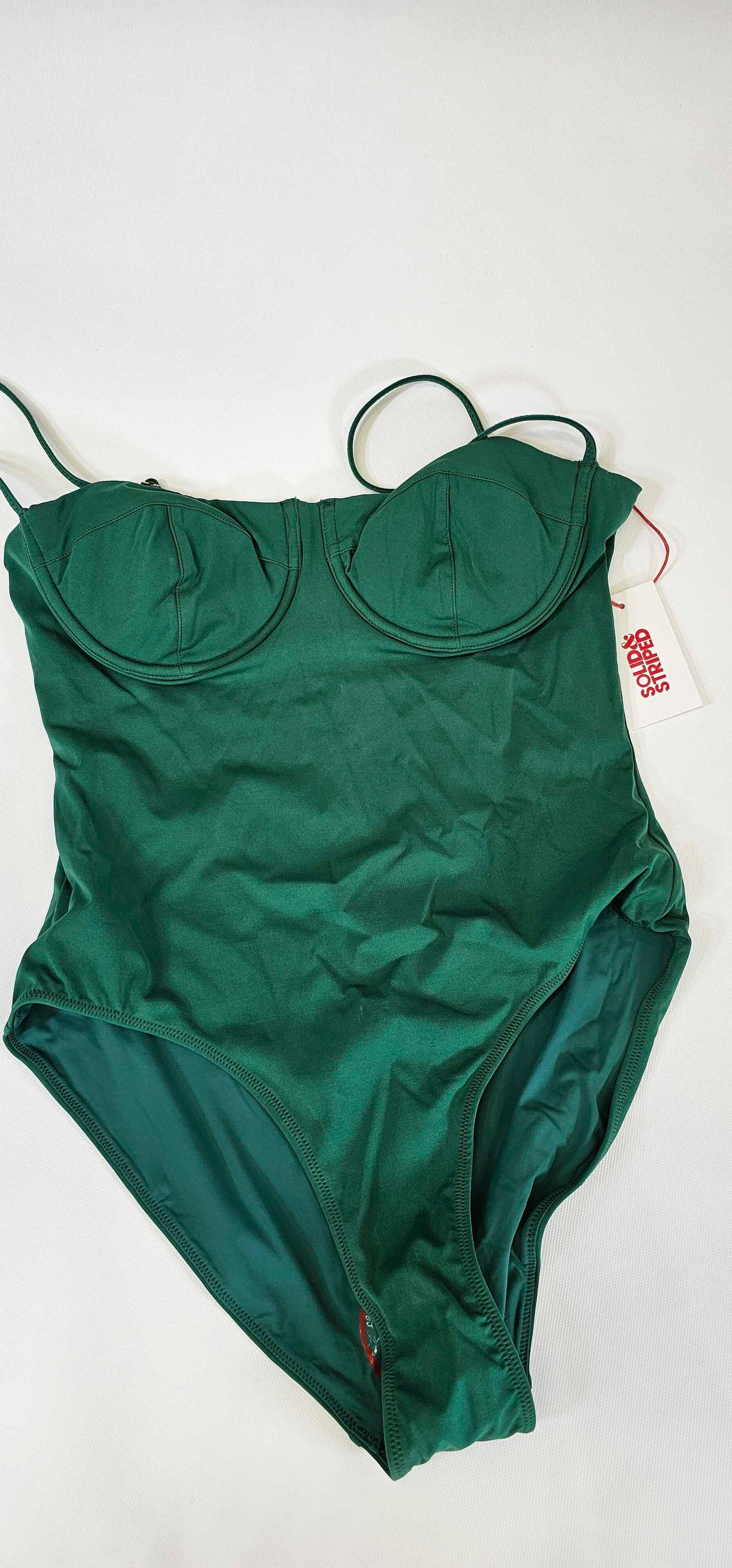 Solid & Striped - Green Gianna Swimsuit - Green Size: L