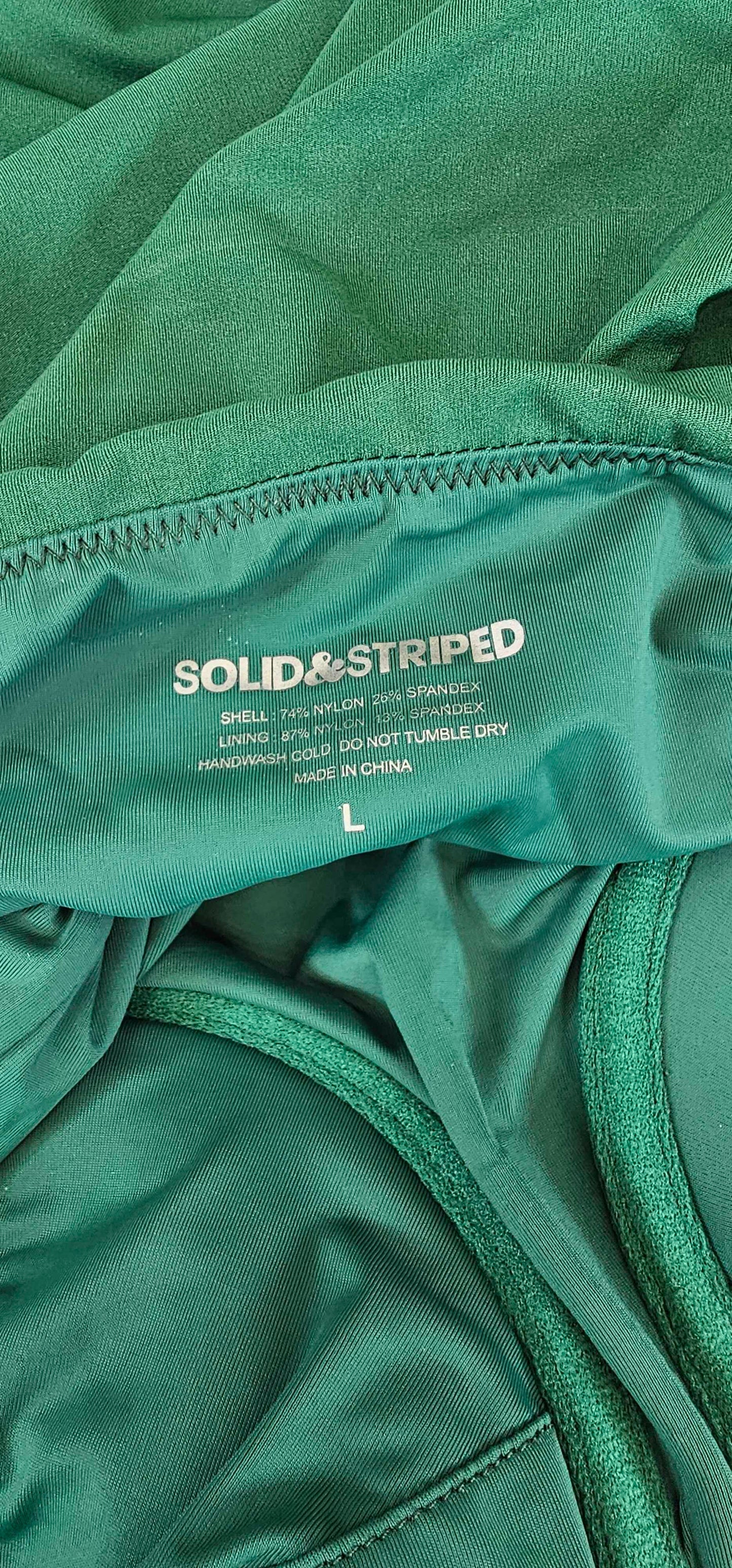 Solid & Striped - Green Gianna Swimsuit - Green Size: L