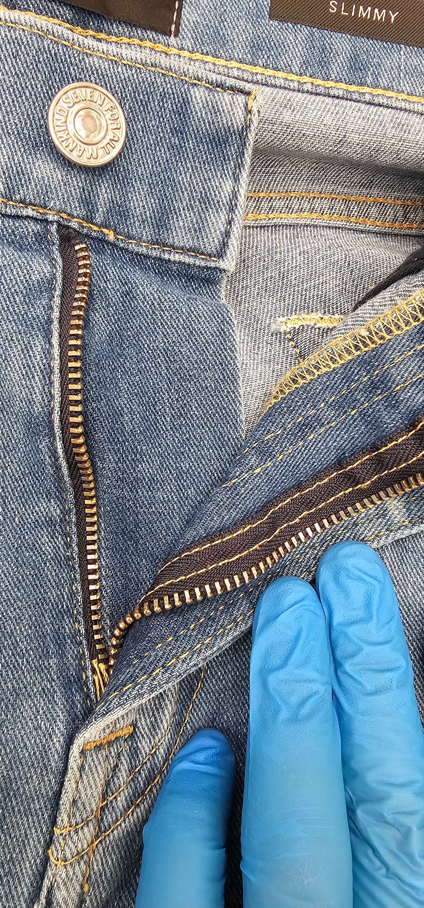 7 For All Mankind-smsr510lm-32-blue-faded Blue Slimmy Stretch Jeans-blue Size: 32