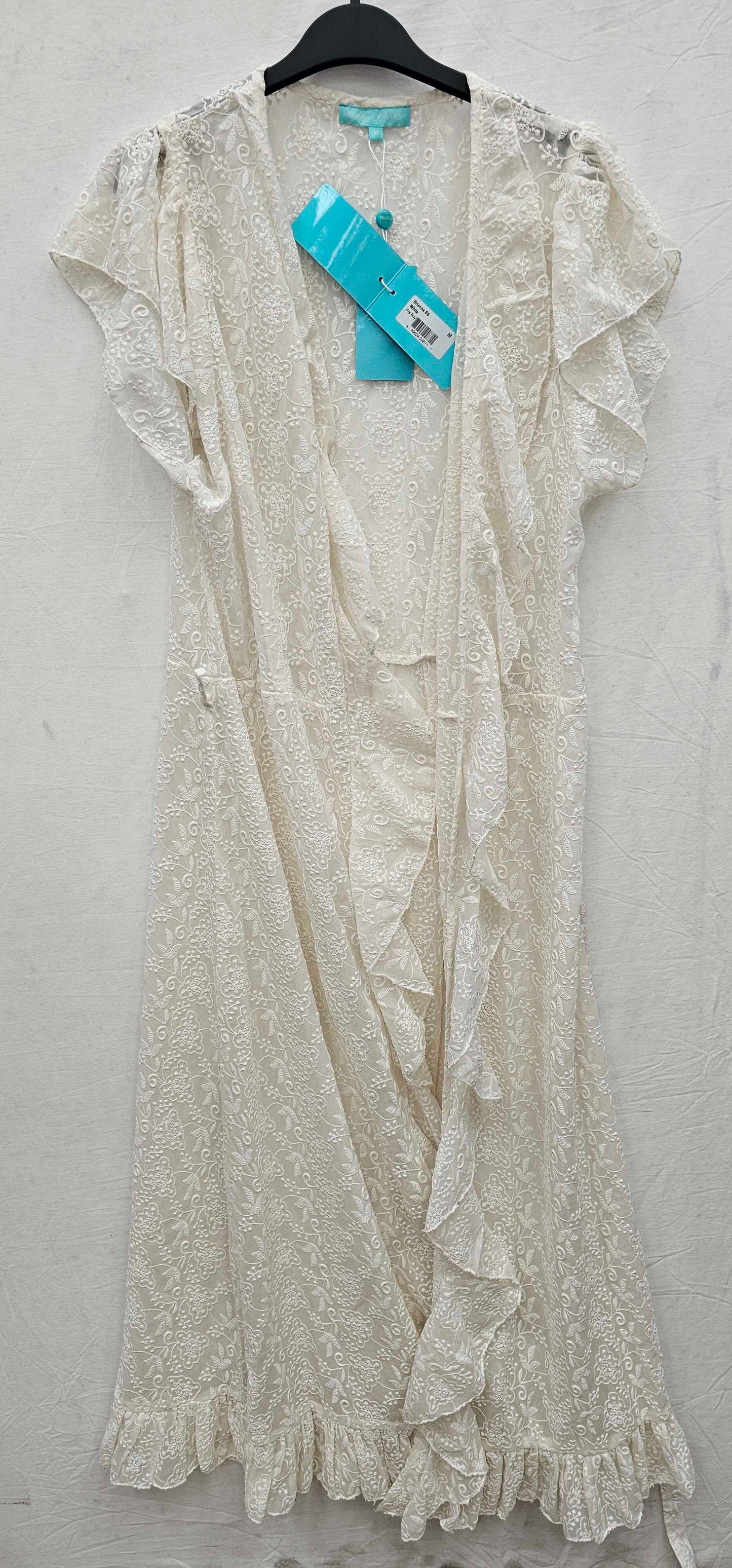 Melissa Odabash - White Brianna Kaftan Dress - White Size: M