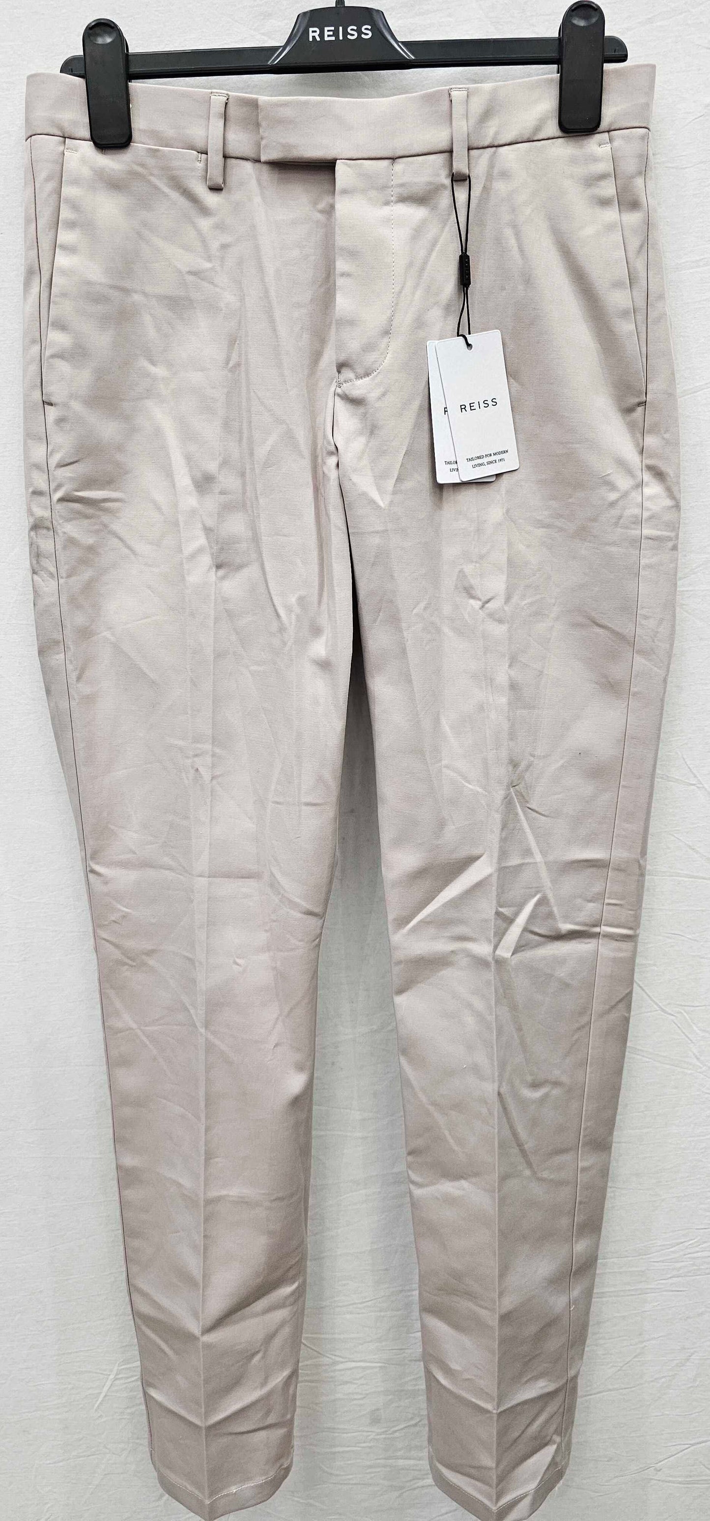 Reiss - Stone Eastbury Regular Fit Chinos - Beige Size: 30