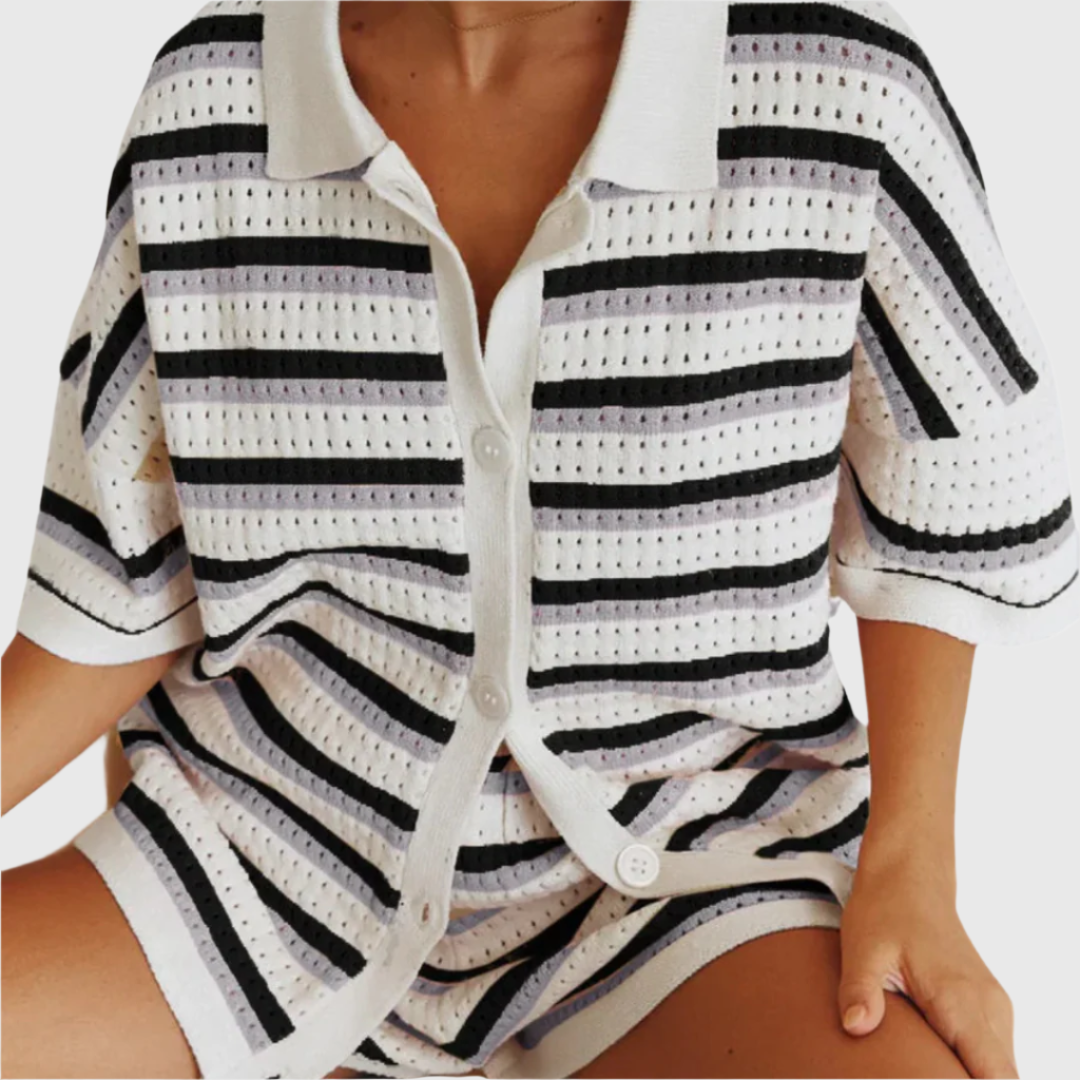 Yara - Open-Knit Co-Ord Set