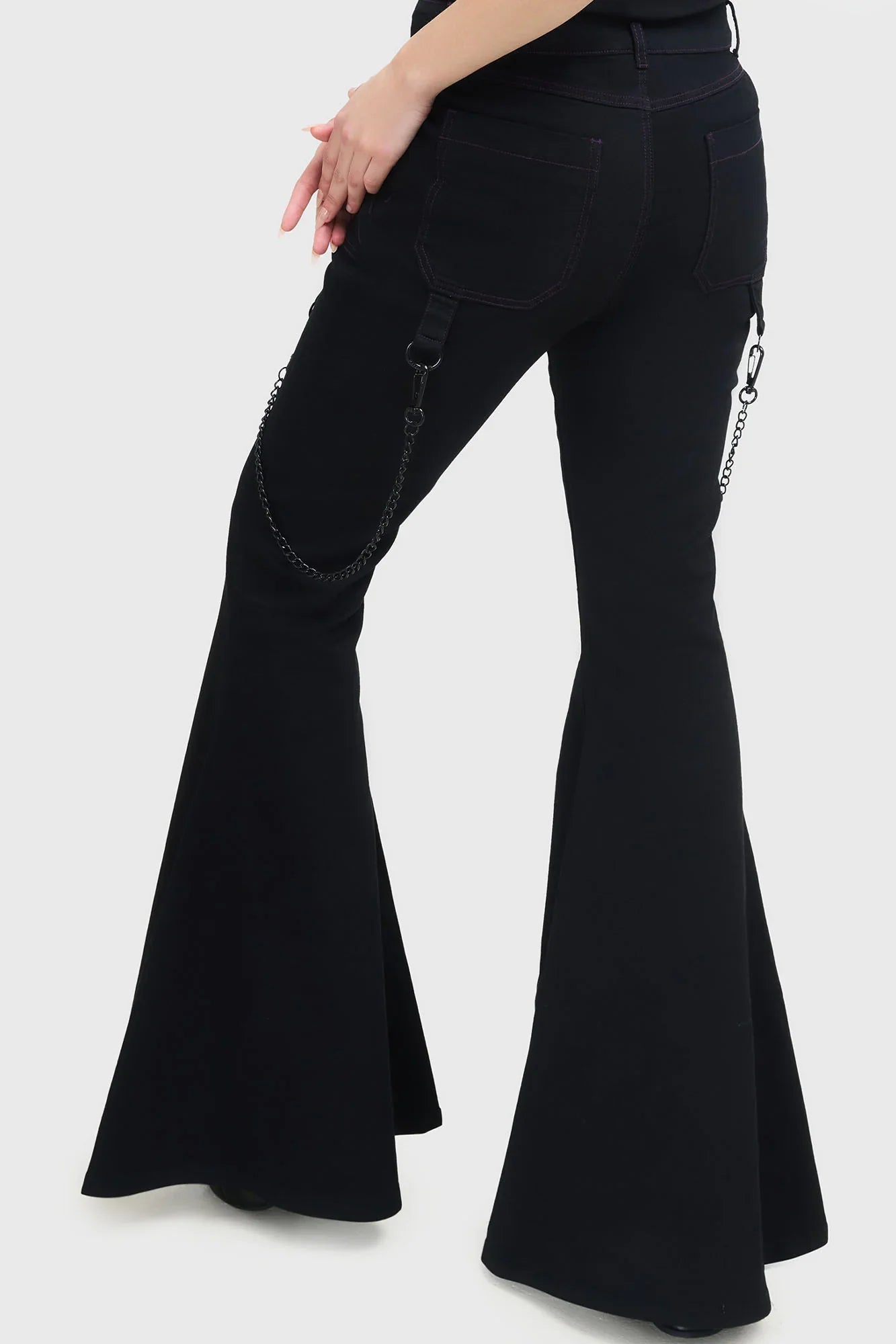 Killstar Beliala Fit & Flare Trousers