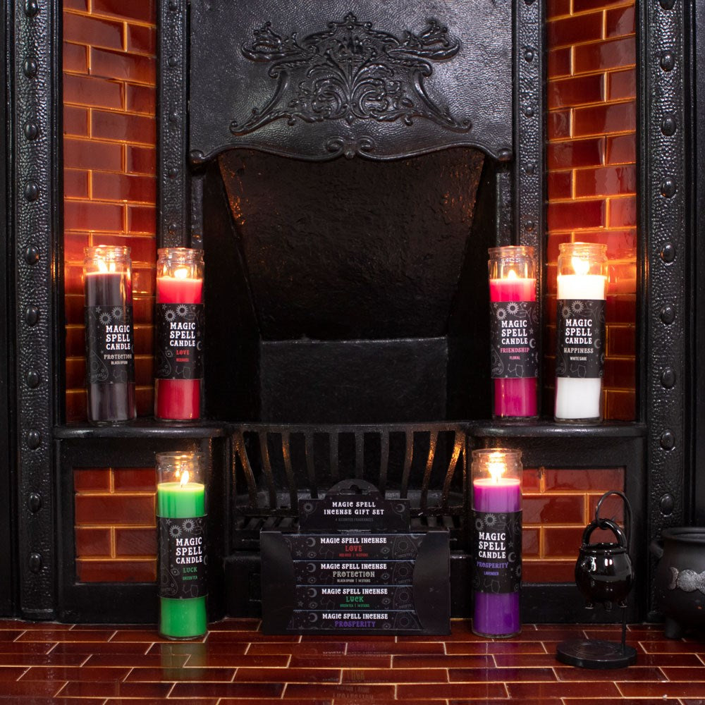 Gothic Gifts Black Opium 'Protection' Spell Tube Candle