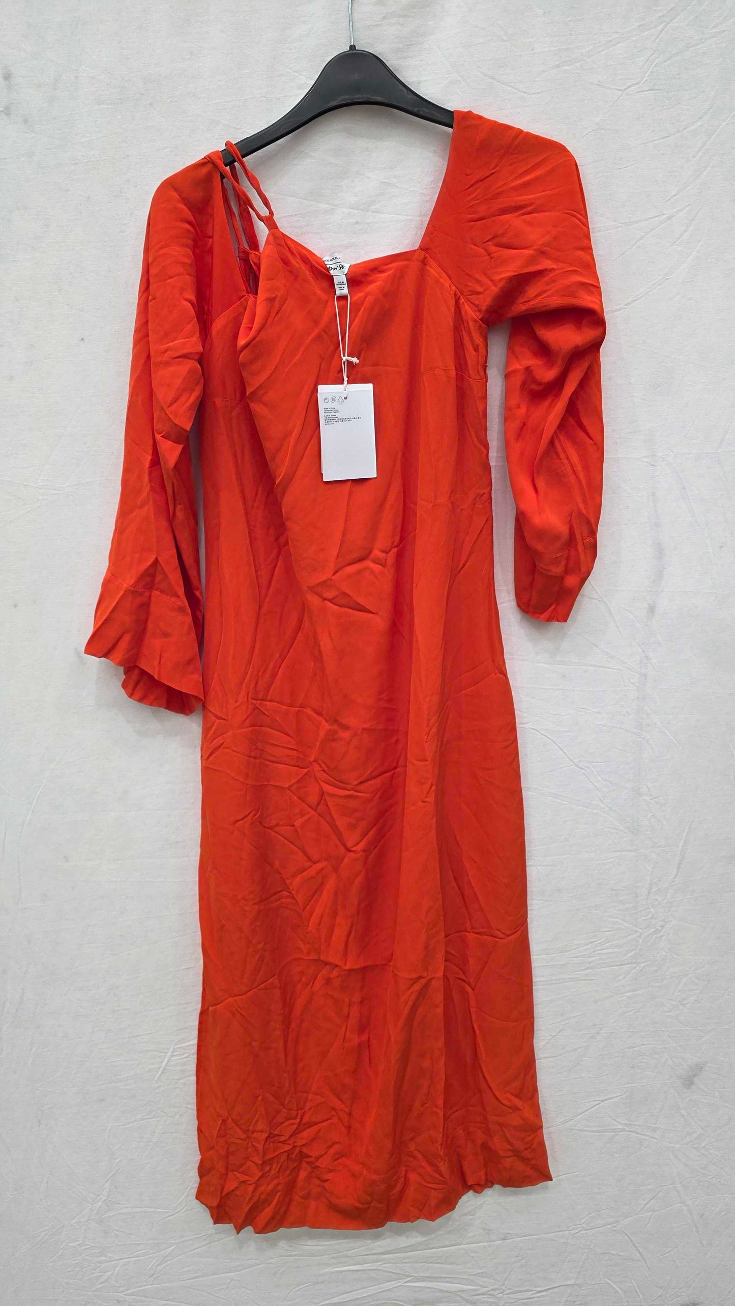 & Other Stories - Orange Ingemo Dress Size: Uk 8