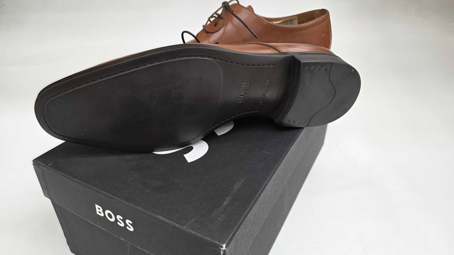 Boss Brown Kensington Leather Shoes Size: Uk 7