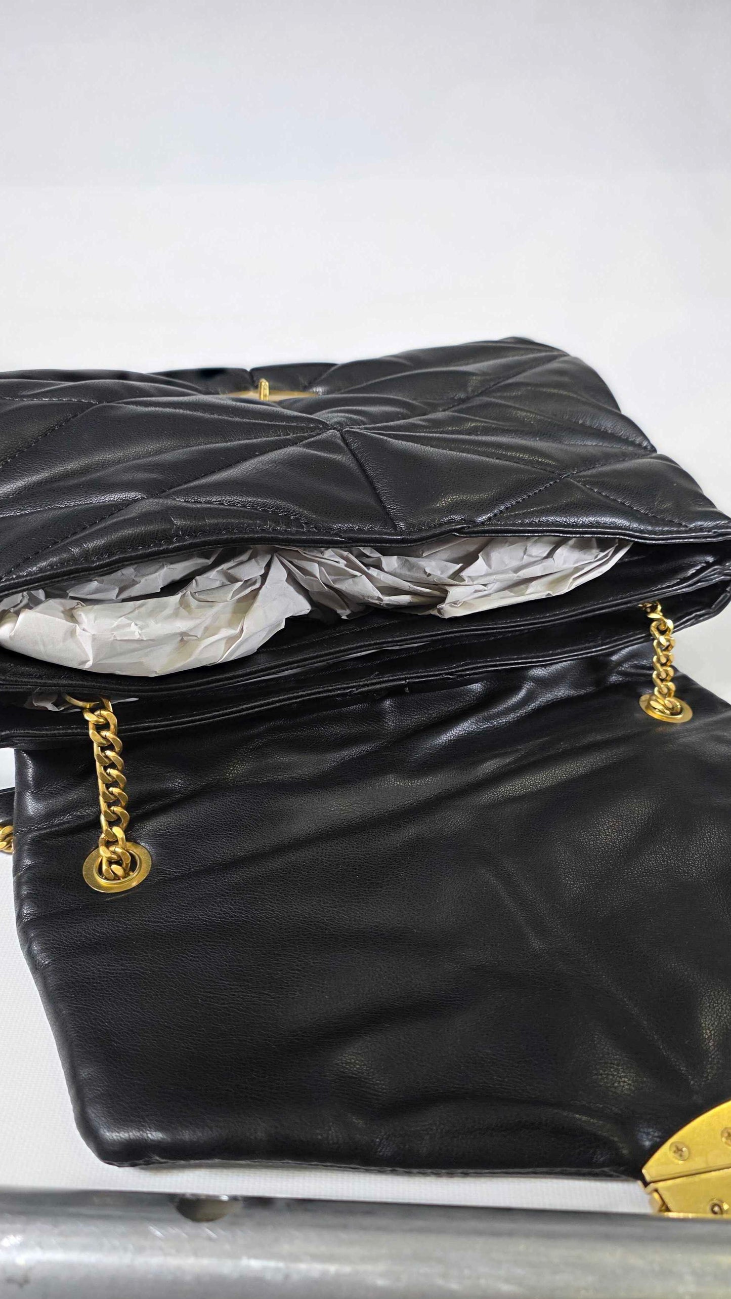Mango Quilted Bag With Chain Handle Size: *