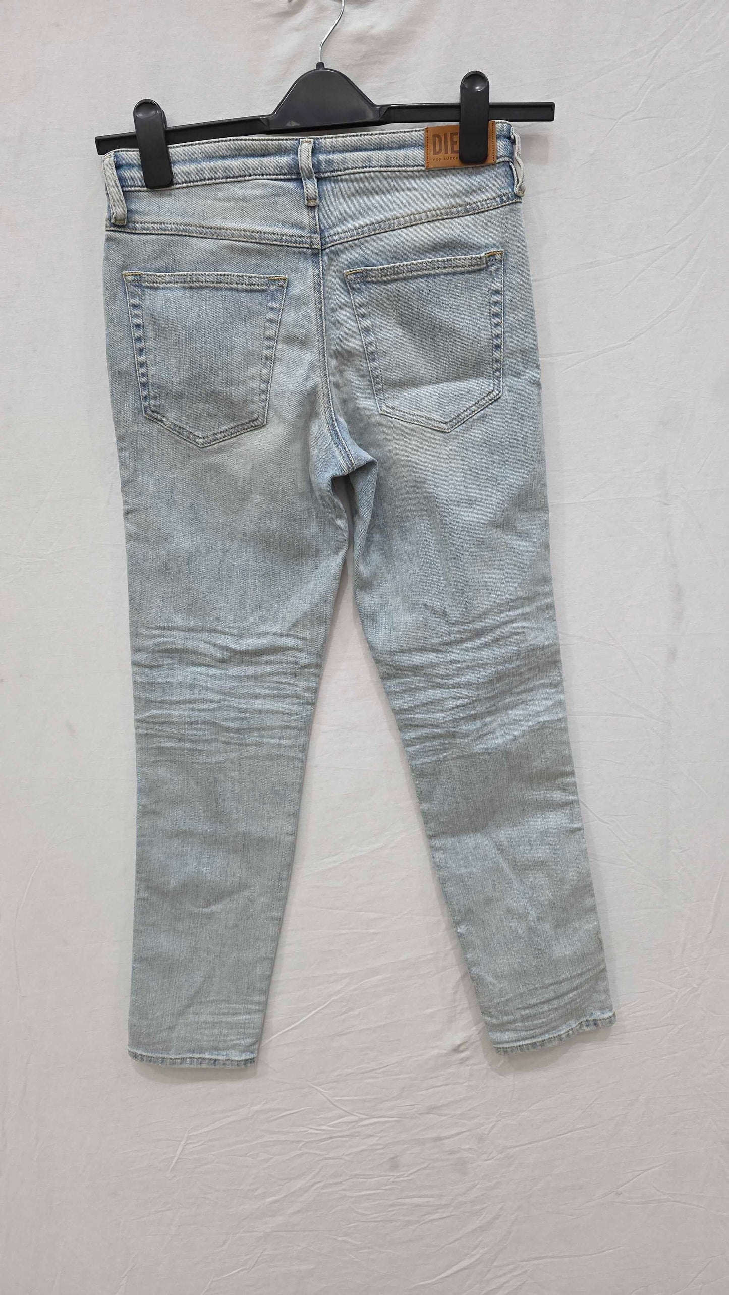 Diesel - Light Blue Babhila Stretch Skinny Jeans Size: 26X32