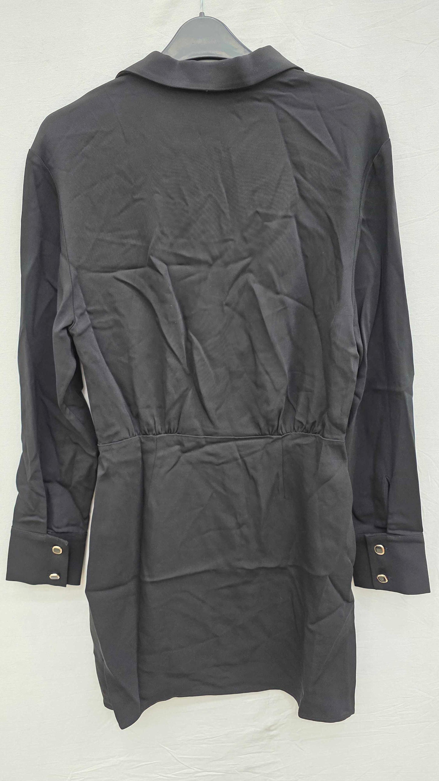 & Other Stories Black Straight Mini Dress Size: Uk 6
