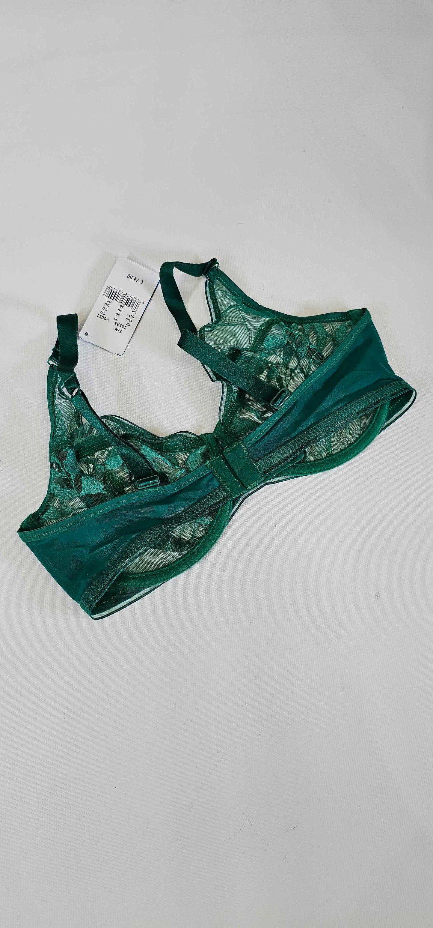 Calvin Klein - B10 Grey Heather Light Full Cup Lined Bralette - Grey Size: M / D Cup