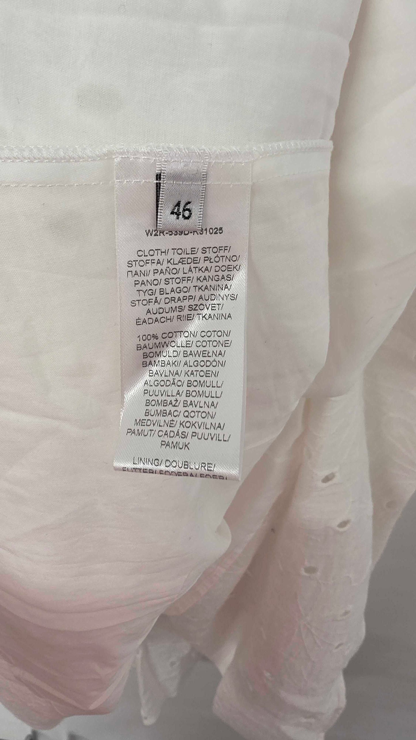 Paul Smith - White V-neck Cotton Dress - White Size: 46