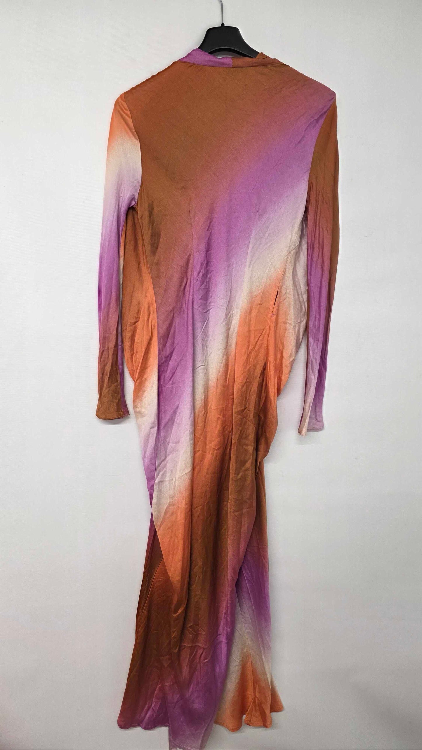 Devotion - Ombre Satin Dress - Multi Size: S