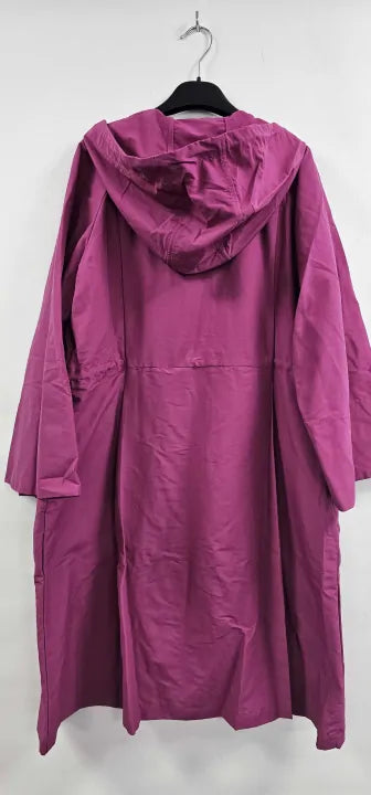 Max&co. - Pink Dicitura Cotton Blend Coat Size: Uk14