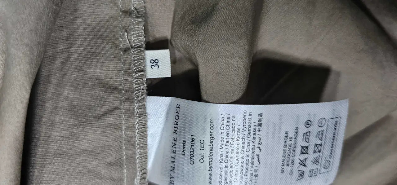 By Malene Birger - Taupe Derris Oversized Shirt - Taupe Size: Eur38