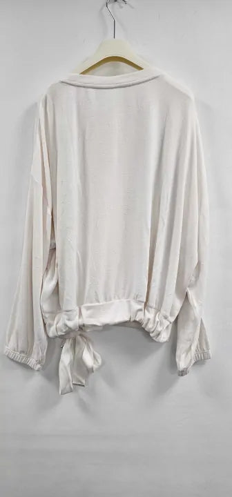 Passionata - Ocea Flowy Long-sleeve T-shirt - Cream Size: L