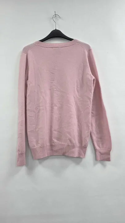Hobbs London - Pink Samira Star Cashmere Blend Jumper - Pink Size: Xs