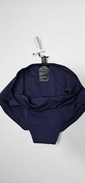 & Other Stories - Navy High Waisted Bikini Bottoms - Blue Size: Uk6