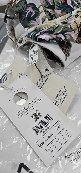 Maaji - Jacobean Coconut Bikini Bra - Brown Size: M