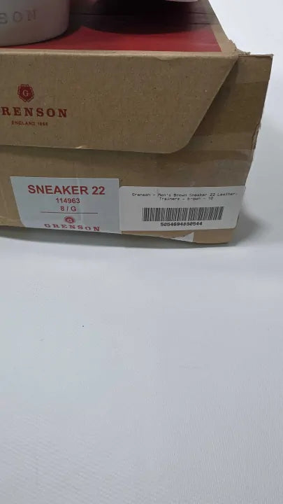 Grenson - Men's Brown Sneaker 22 Leather Trainers - Brown Size: Uk 10