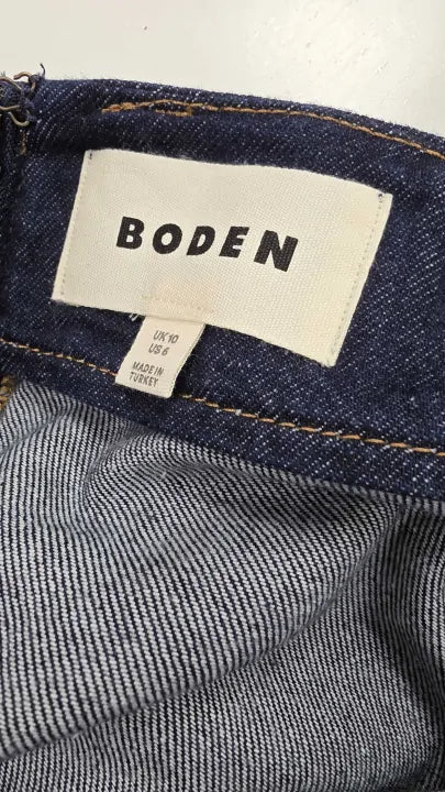 Boden Denim Maxi Skirt Size: Uk 10