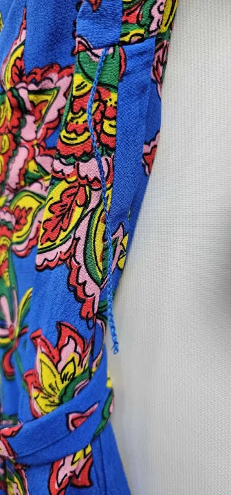 Boden - Cobalt Kate Printed Midi Shirt Dress - Blue Size: 8R