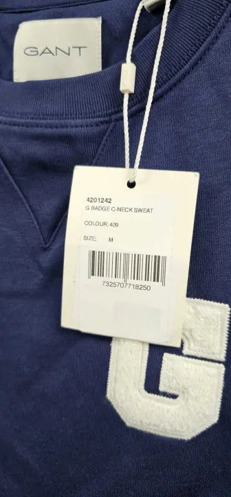 Gant G Graphic C-neck Sweater Men Size: M