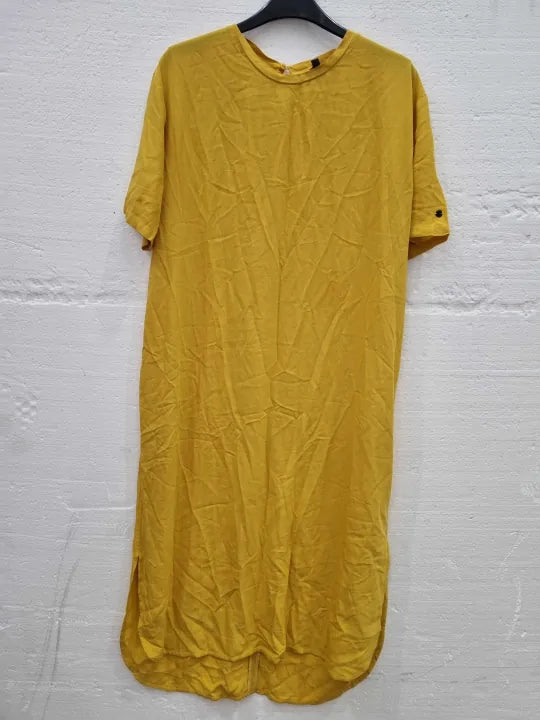 Superdry Mustard Dress Size: Uk 14