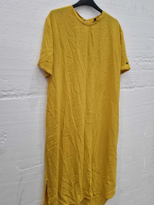 Superdry Mustard Dress Size: Uk 14