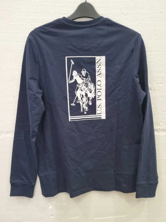 U.S. Polo Assn. Mens Pocket T-Shirt In Navy Blue Size: Small