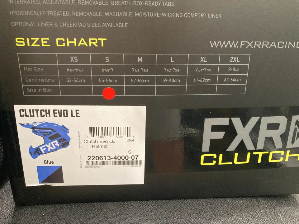 Fxr Clutch Evo Le Mx Helmet Size: S (55-56Cm) deal !!