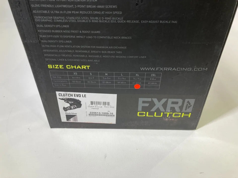 Fxr Clutch Evo Le Mx Helmet Size: Xl (61-62) deal !!