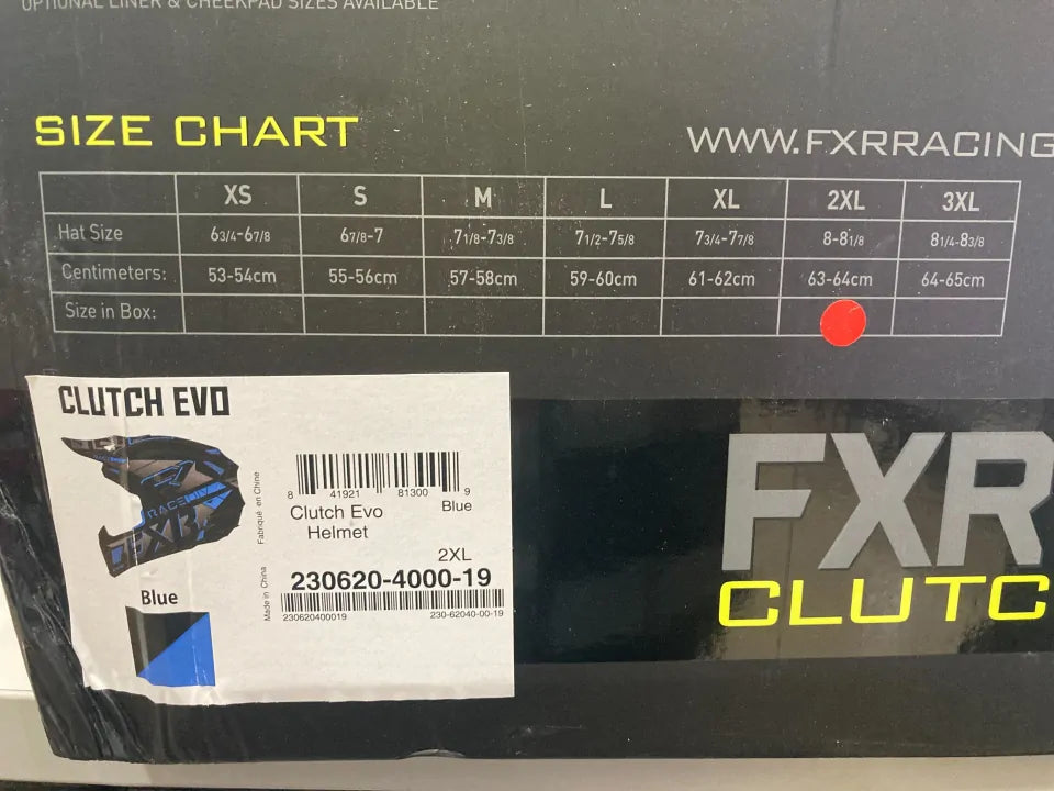 Fxr Clutch Evo Helmet Size: 2Xl (63 - 64Cm) deal !!