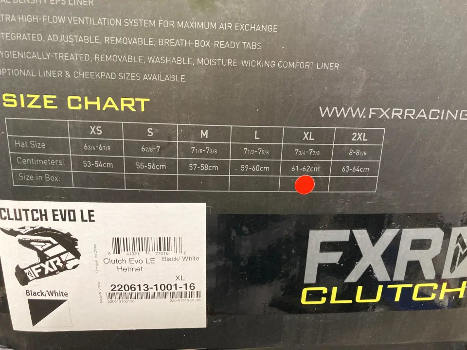 Fxr Clutch Evo Le Mx Helmet Size: Xl (61-62Cm) deal !!