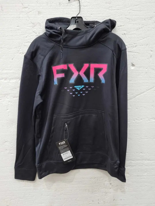 Fxr Helium Tech Adult Pullover Hoody Black/Pink Size: Small deal !!