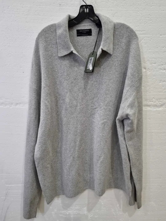 Allsaints Astor Long Sleeve Polo Size: Xlarge