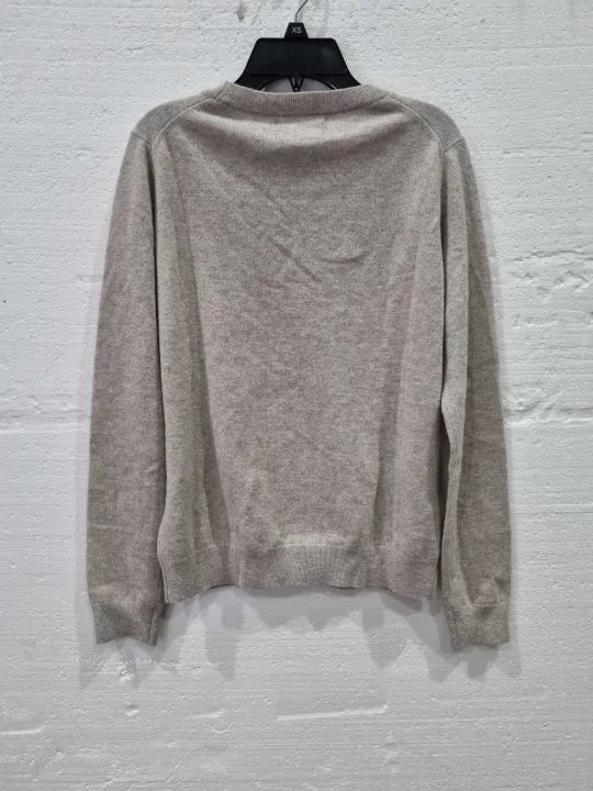 Mango Beige Cashmere Jumper Size: Small