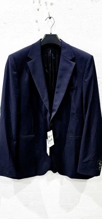 Reiss-11309930-44-Navy-Navy Hope Wool Blend Blazer-Navy Size: 44