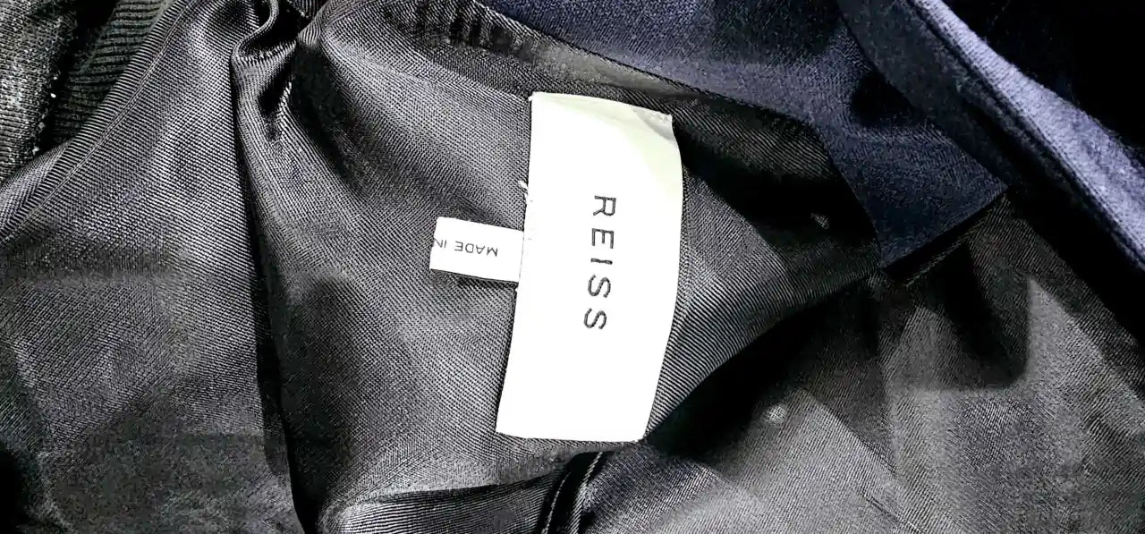 Reiss-11309930-44-Navy-Navy Hope Wool Blend Blazer-Navy Size: 44