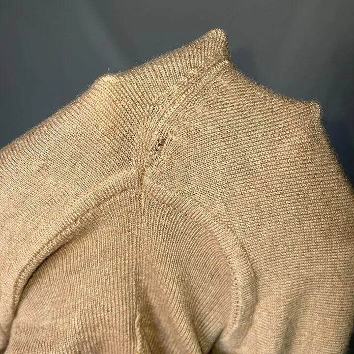 Mango-67110462-09-Xs-Brown-Camel Luca Cashmere Blend Sweater Size: Xsmall