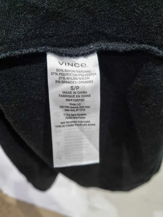 Vincev High-Neck Flared Dress Size: Small
