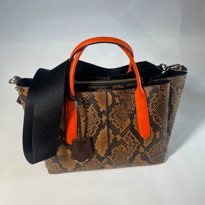 Radley Hillgate Place Faux Snake Medium Grab Multiway Bag Size: