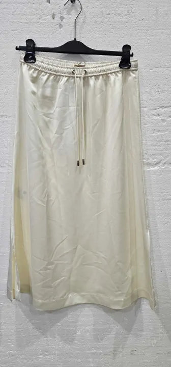 Boss-50482702_118-8-cream-cream Vesala Midi Skirt-cream Size: Uk 8