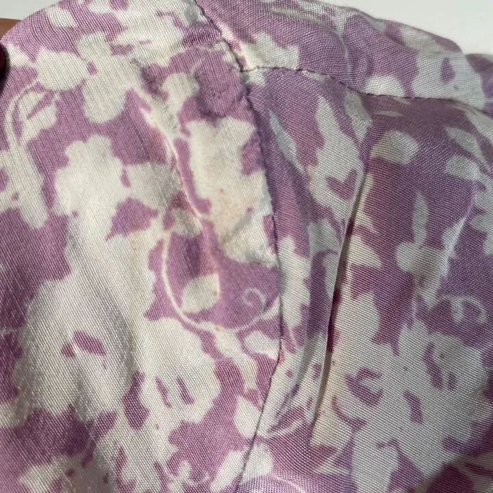 & Other Stories-1152295002 Purple-6-purple-lilac Printed Mini Skater Dress Size: Uk 6