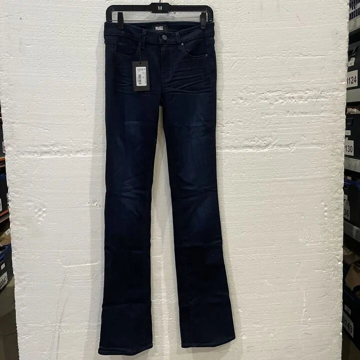 Paige - Dark Blue Manhattan Bootcut Jean Size: 27