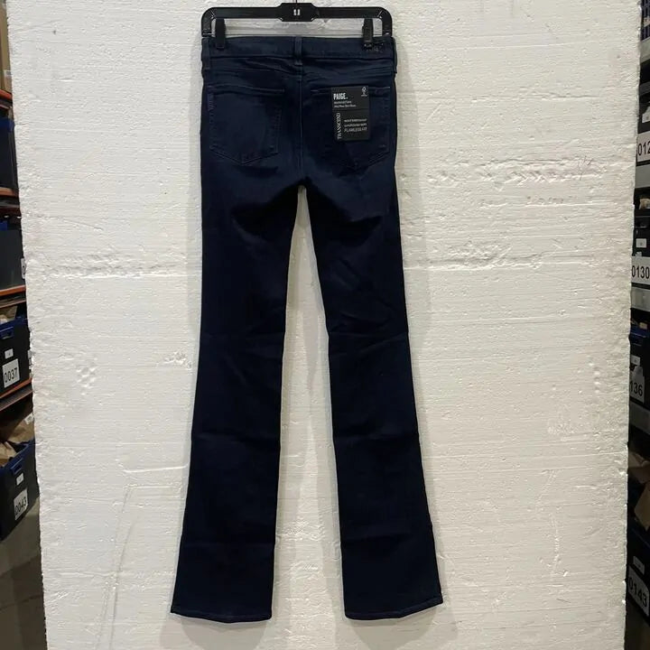 Paige - Dark Blue Manhattan Bootcut Jean Size: 27